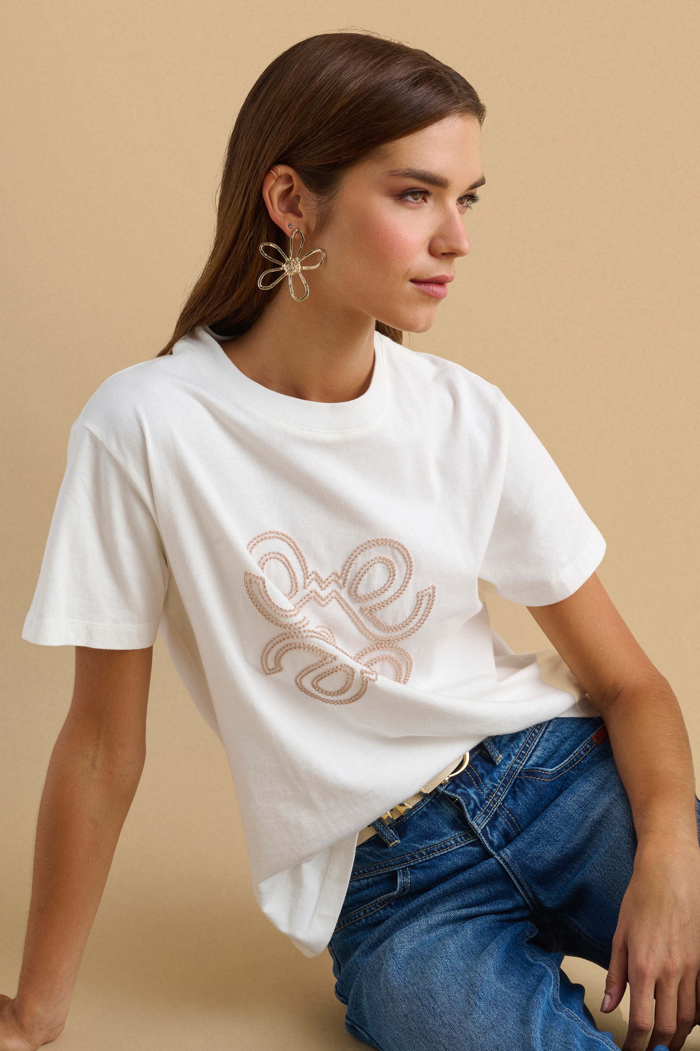  T-shirt με ανάγλυφο σχέδιο - 5206634865830 2025
