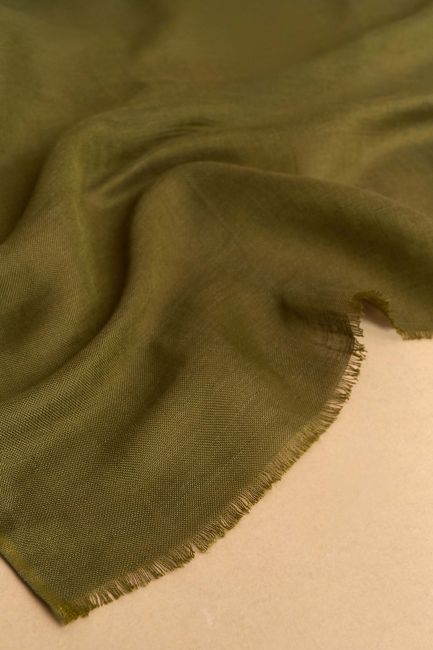 Linen scarf - Khaki