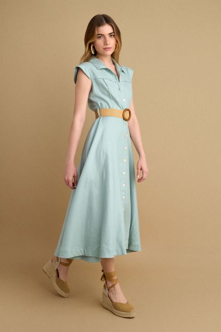 Belted linen dress - Soap