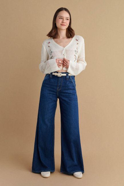 Wide leg jeans - Blue