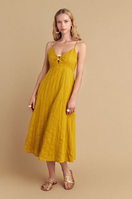 Dress with decorative details - Pineapple