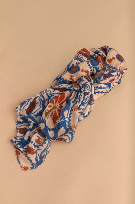 Boho-patterned wrap - Multicolor