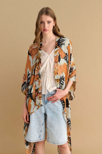 Printed kimono - Multicolor