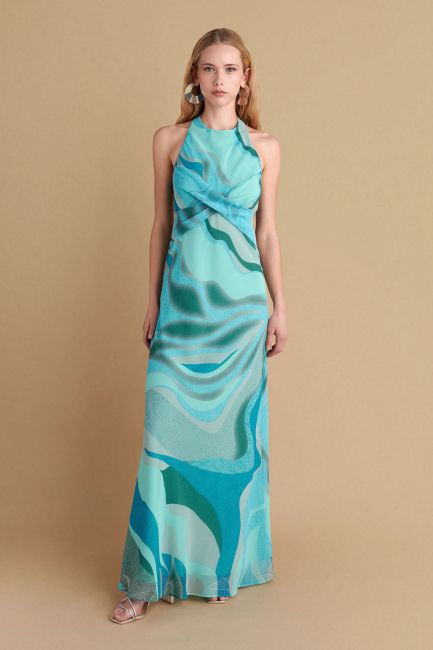 Printed maxi dress - Multicolor