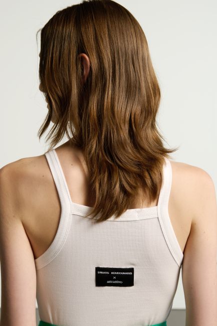 Signature tank top - White