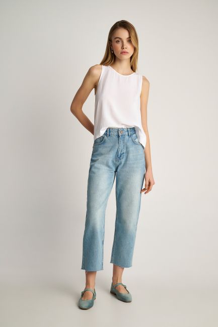 Cropped jeans - Blue