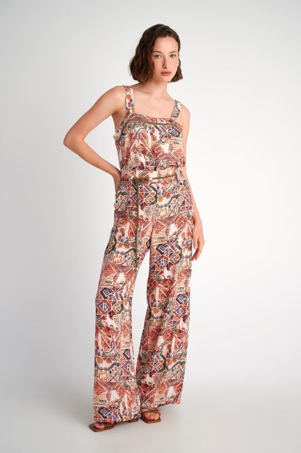 Patchwork culottes - Multicolor